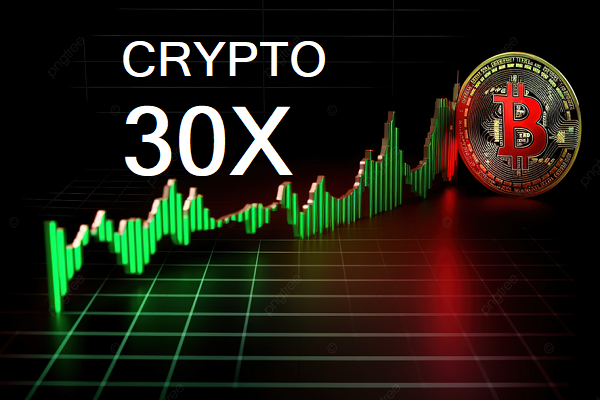 "User trading cryptocurrency on the Crypto 30x.com platform